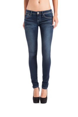 GUESS MAXINE BLUE SKINNY JEANS eBay