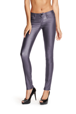 petite coated jeggings