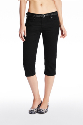 ladies denim capri jeans