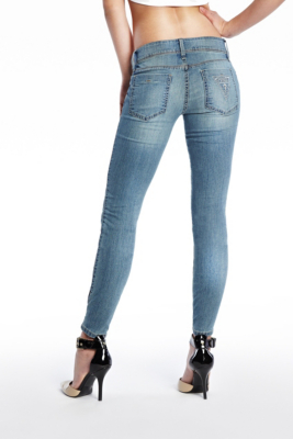 rhinestone skinny jeans