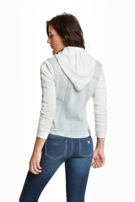 GUESS Women's Kaiden Hooded Denim Jacket | eBay