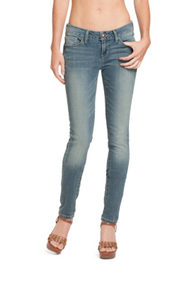 guess sienna curvy skinny jeans