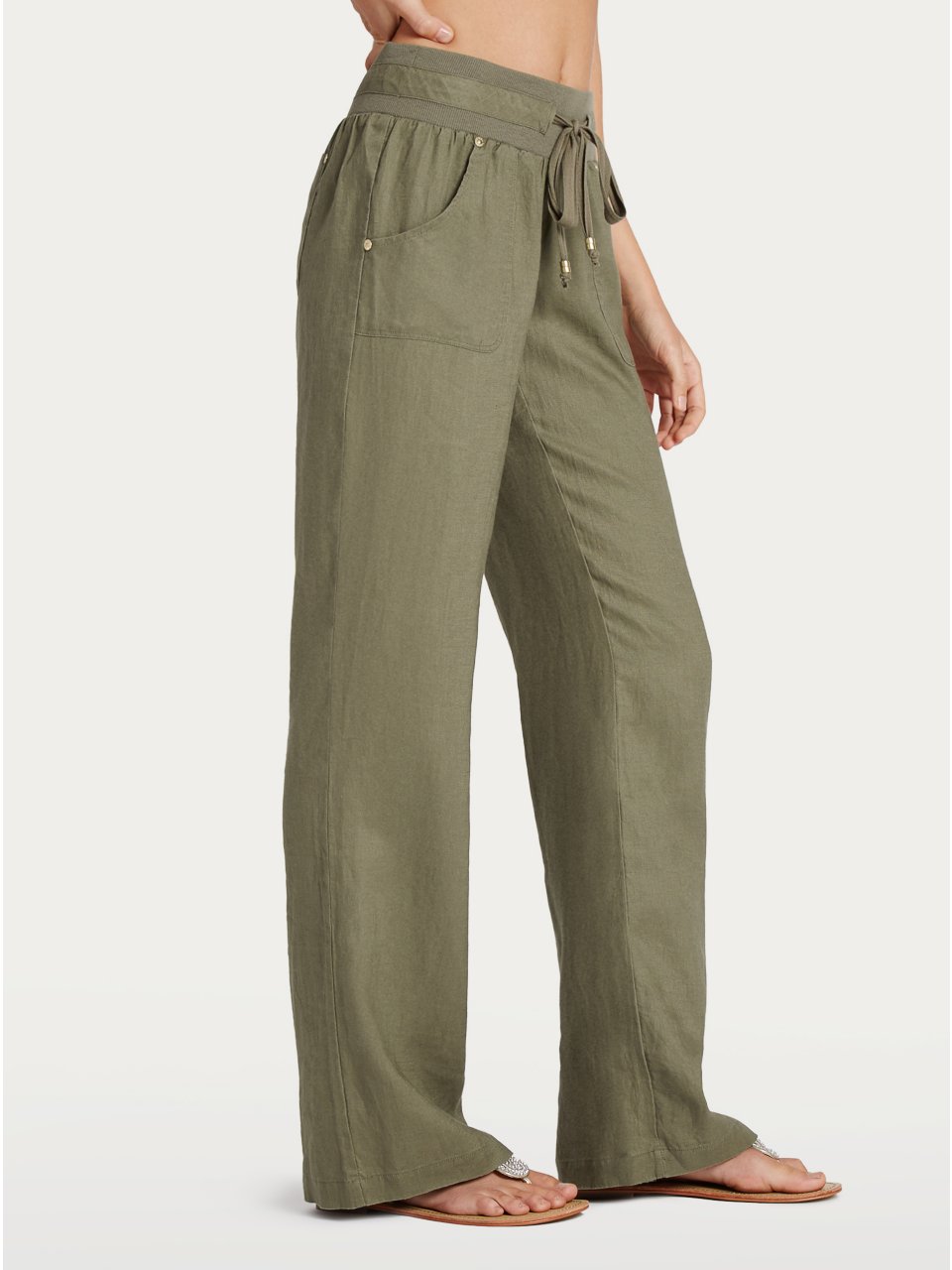 G By Guess Women's Eleanor Linen Pants | eBay
