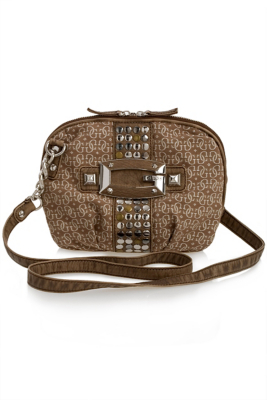 GUESS Restless Heart Zip-Around Crossbody