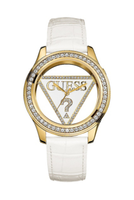 GUESS Women’s Clearly White Strap Watch eBay