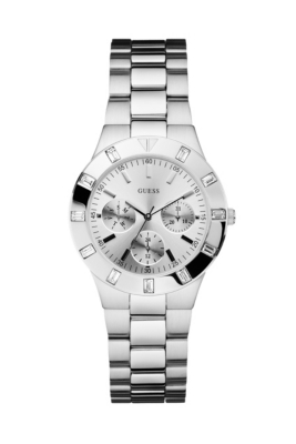 Feminine Hi-Shine Sport Mid-Size Watch - Silver