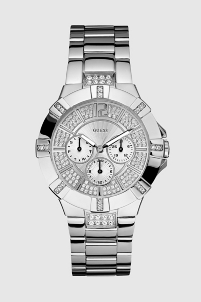 Dazzling Sport Watch - Silver-tone Steel