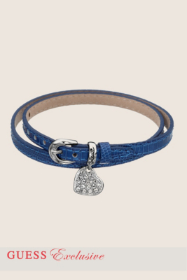 Wrap Bracelet with Heart Charm