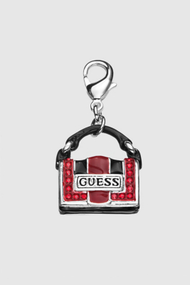 GUESS GUESS Clutch Purse Charm, SILVER