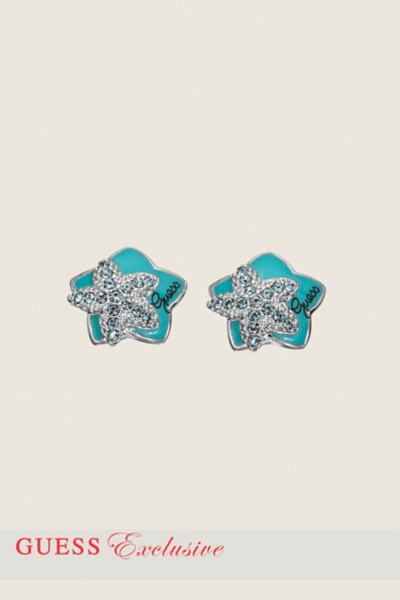 Double Starfish Stud Earrings