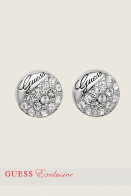 Crystal Round Post Earrings