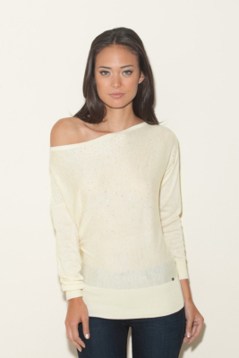 Dazzle Cowl-Neck Sweater