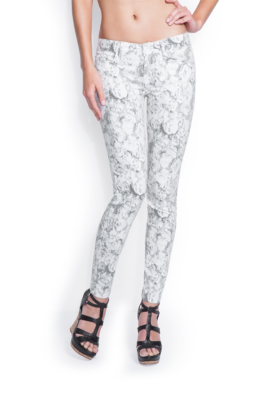 Brittney Ankle Skinny InBloom Printed Jeans