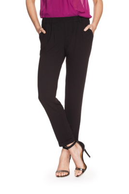 Tara Crepe Pull-On Trousers