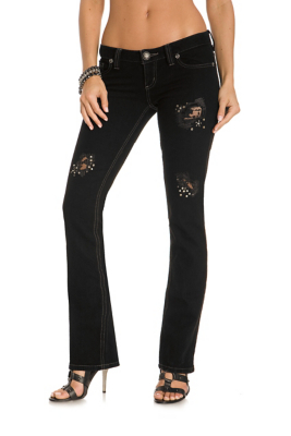 Elaina Straight Jeans -...