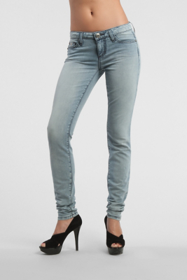 GUESS Power Skinny Jeans - Maze Wash, MAIZE (23)