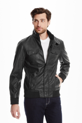 GUESS Men's Retro Bomber Jacket eBay