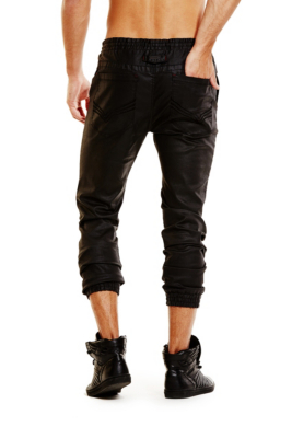 white moto joggers