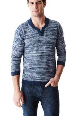 GUESS Men's Zink Marled Pullover Sweater eBay