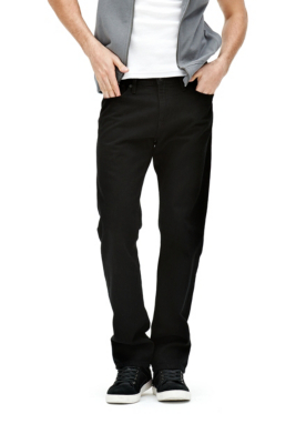 men's black guess jeans
