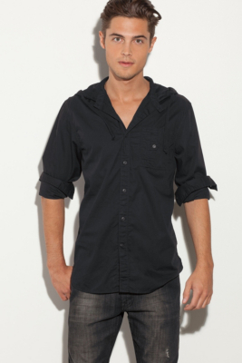 G by GUESS Alpha Shirt, BLACK (MEDIUM)
