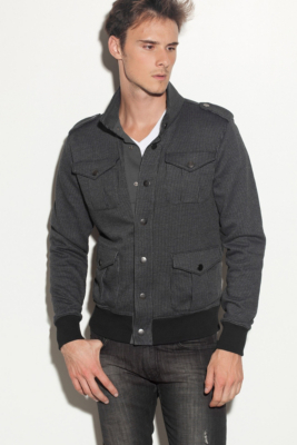 G by GUESS Warhawk Long-Sleeve Jacket, BLACK (XXL)