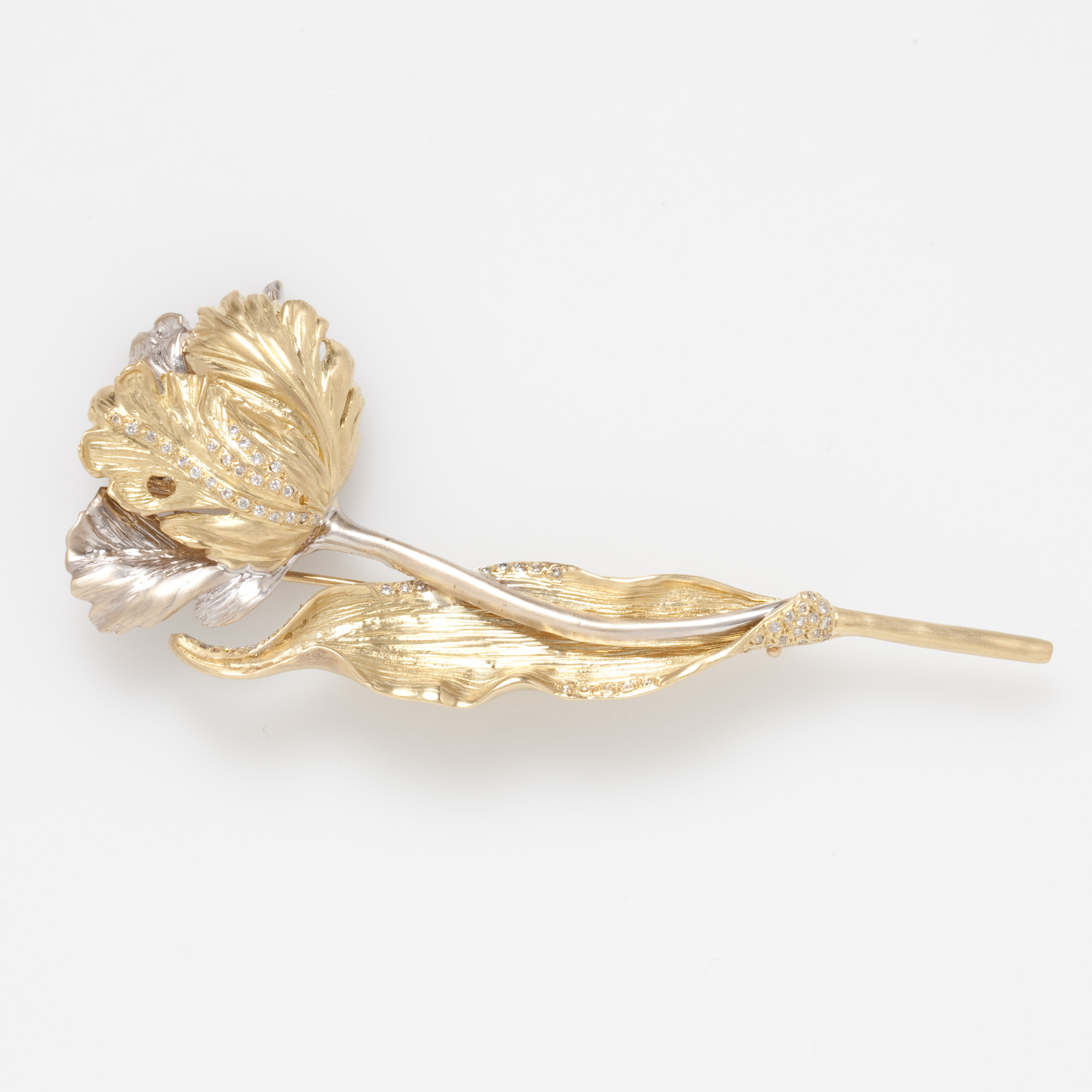 Parrot Tulip Brooch