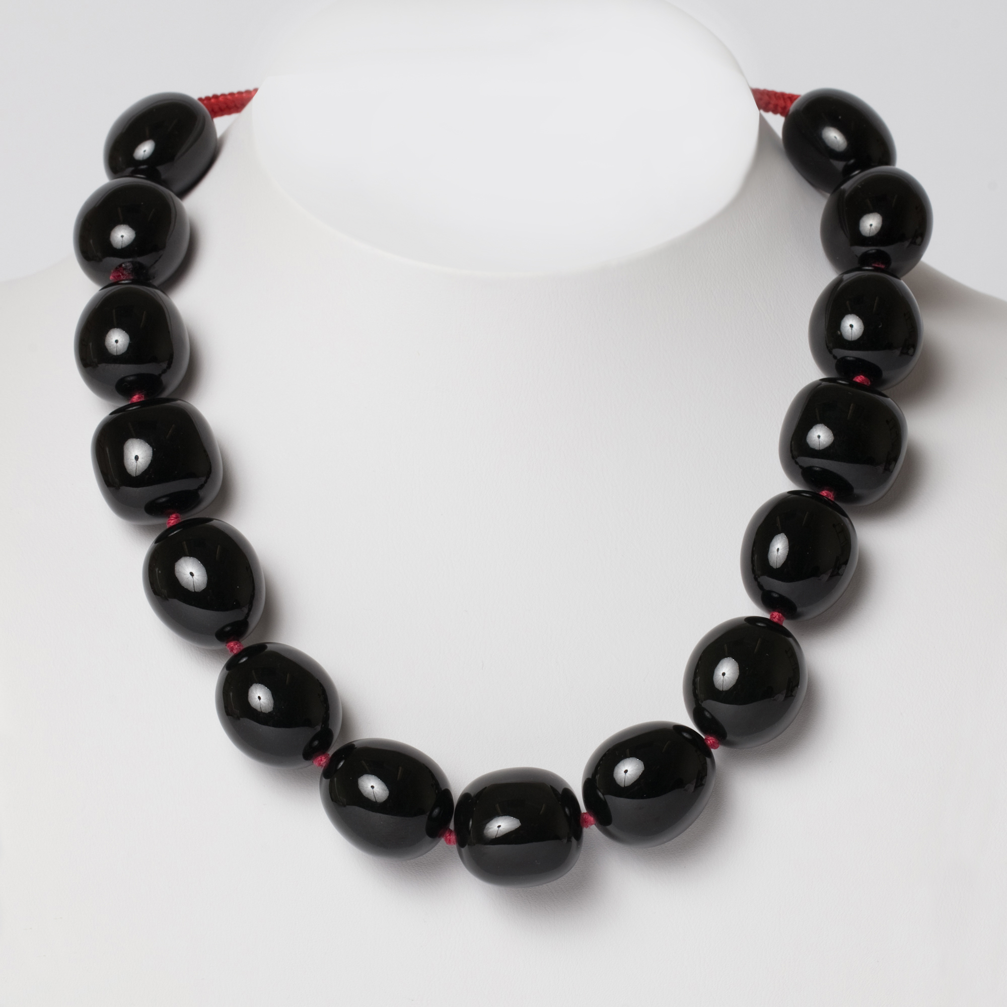 Lynn Nakamura Black Jade Pebble Necklace