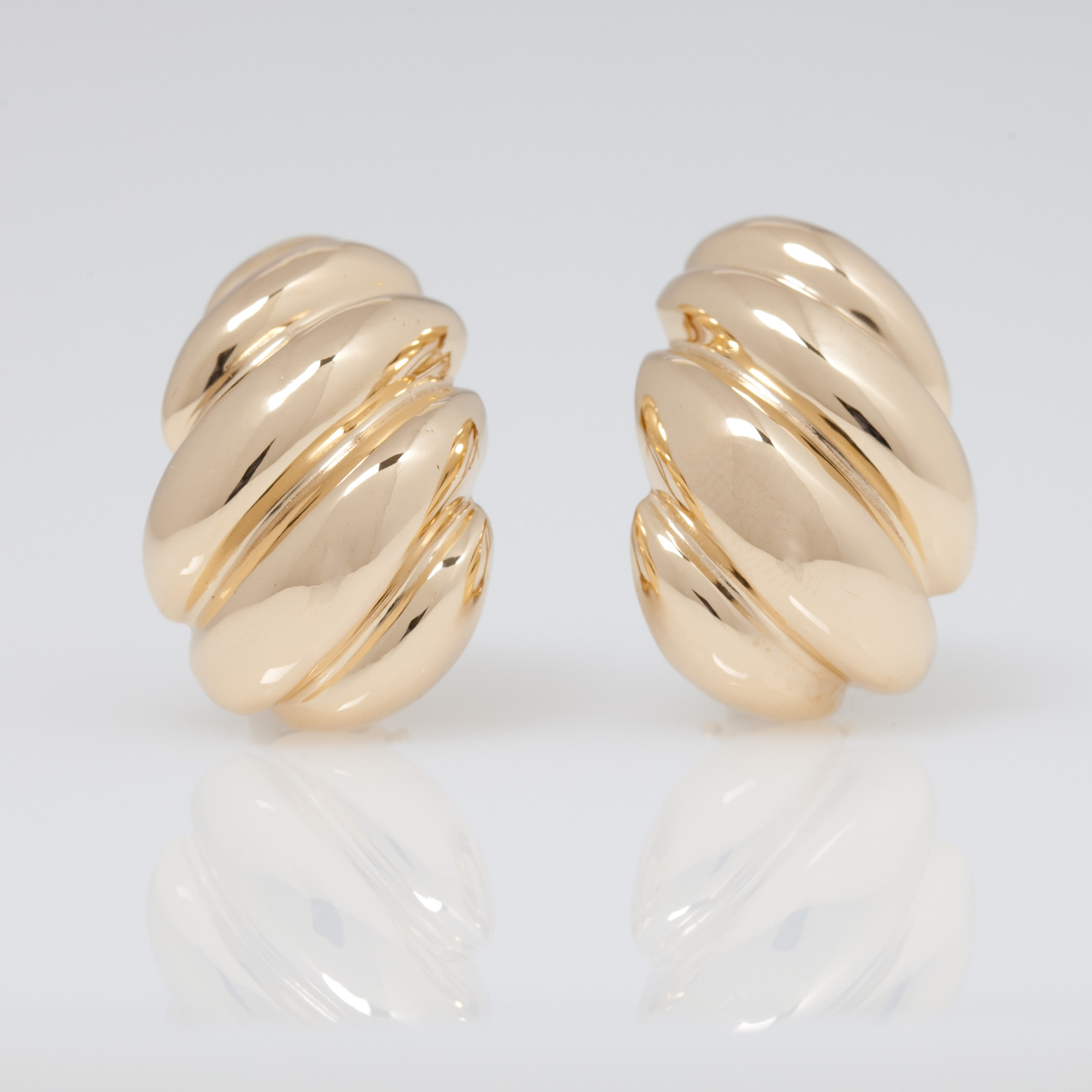 Channeled Half Hoop Earrings