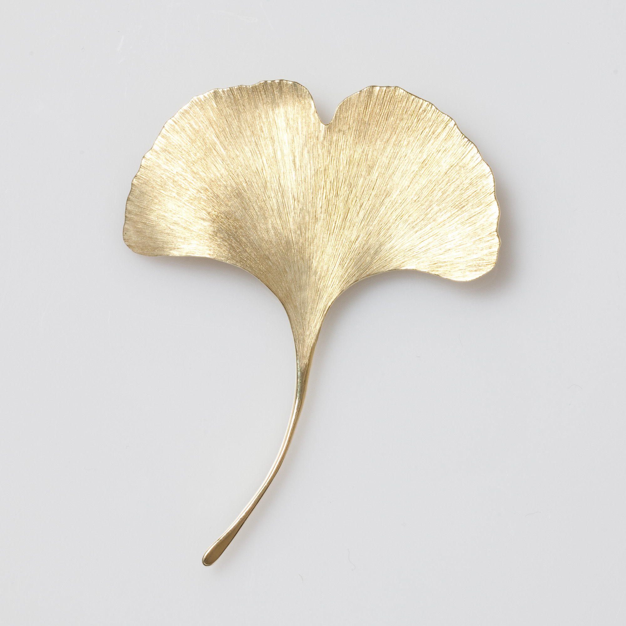 Ginkgo Leaf Brooch