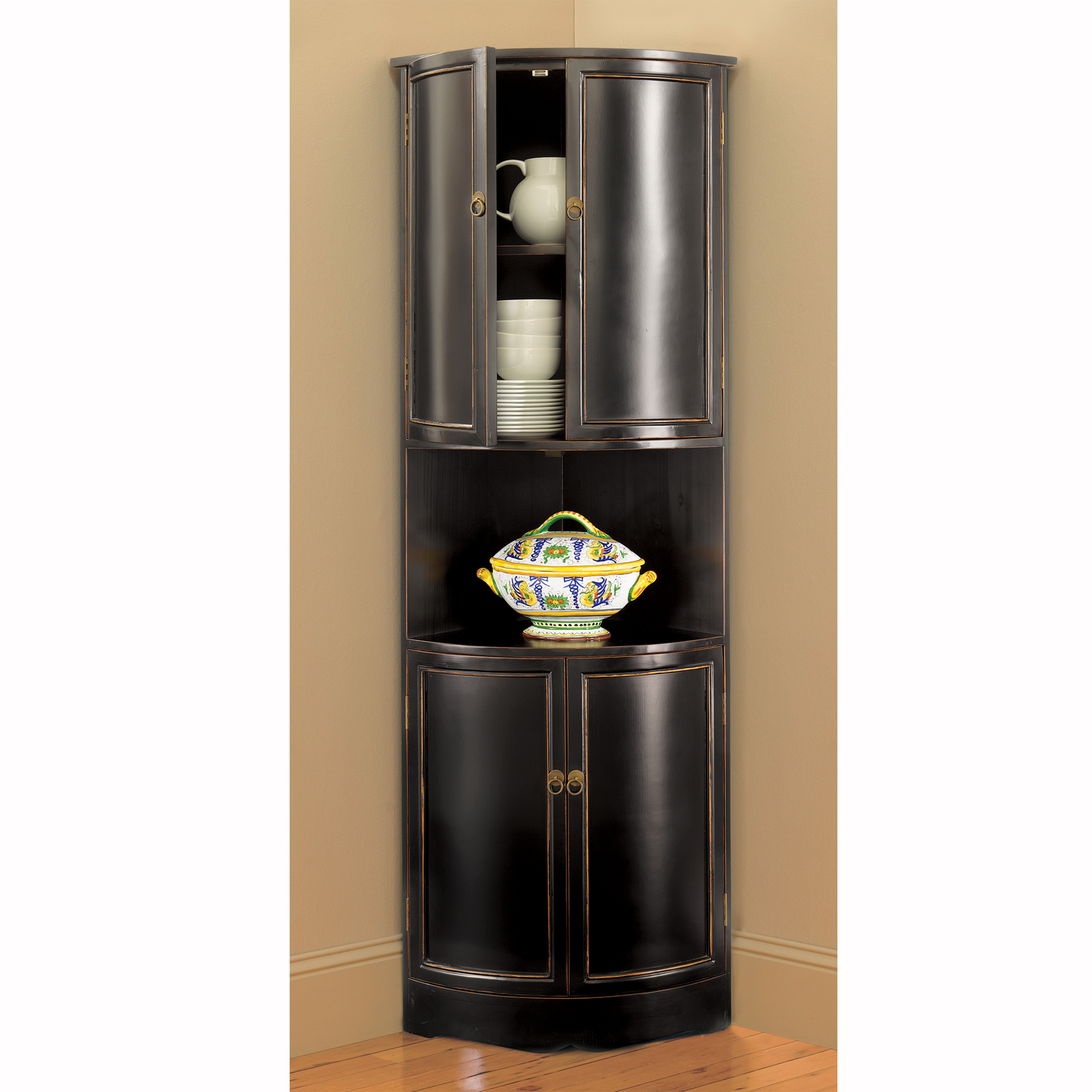 BLACK CORNER CABINET