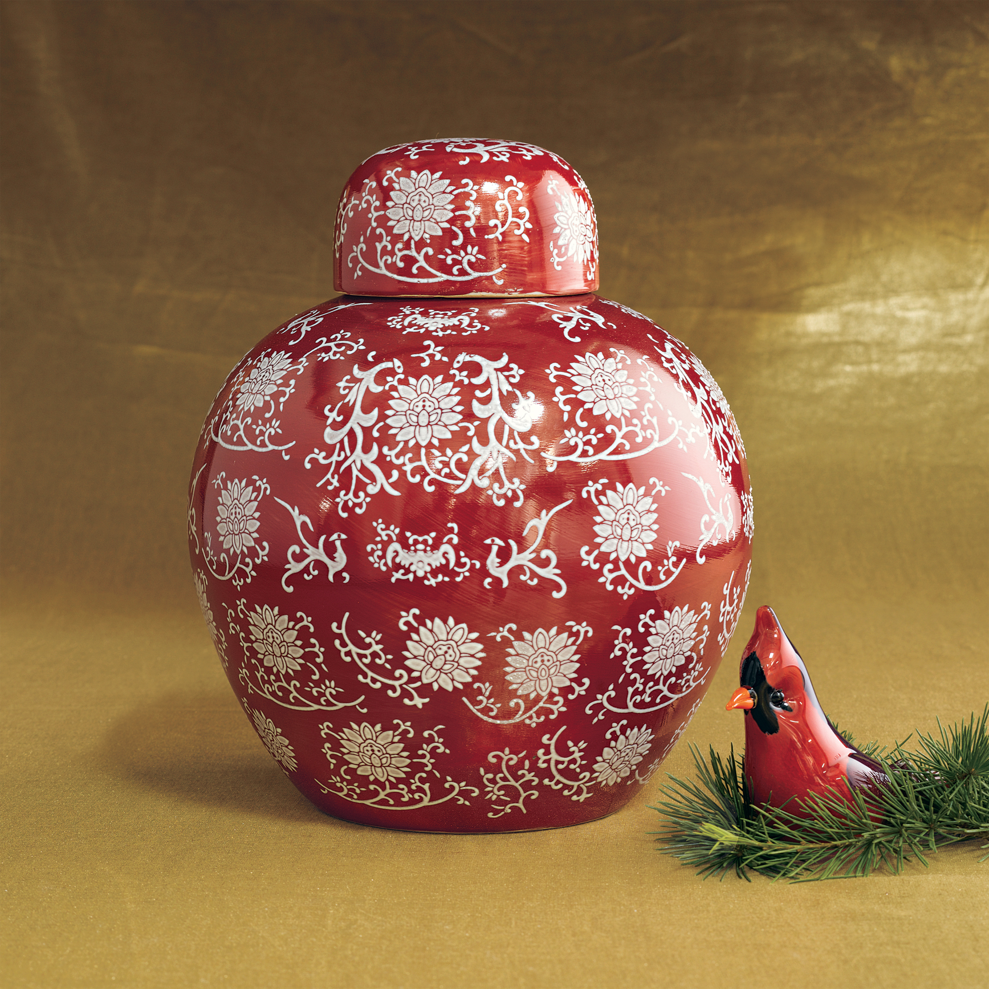 CHRYSANTHEMUM GINGER JAR