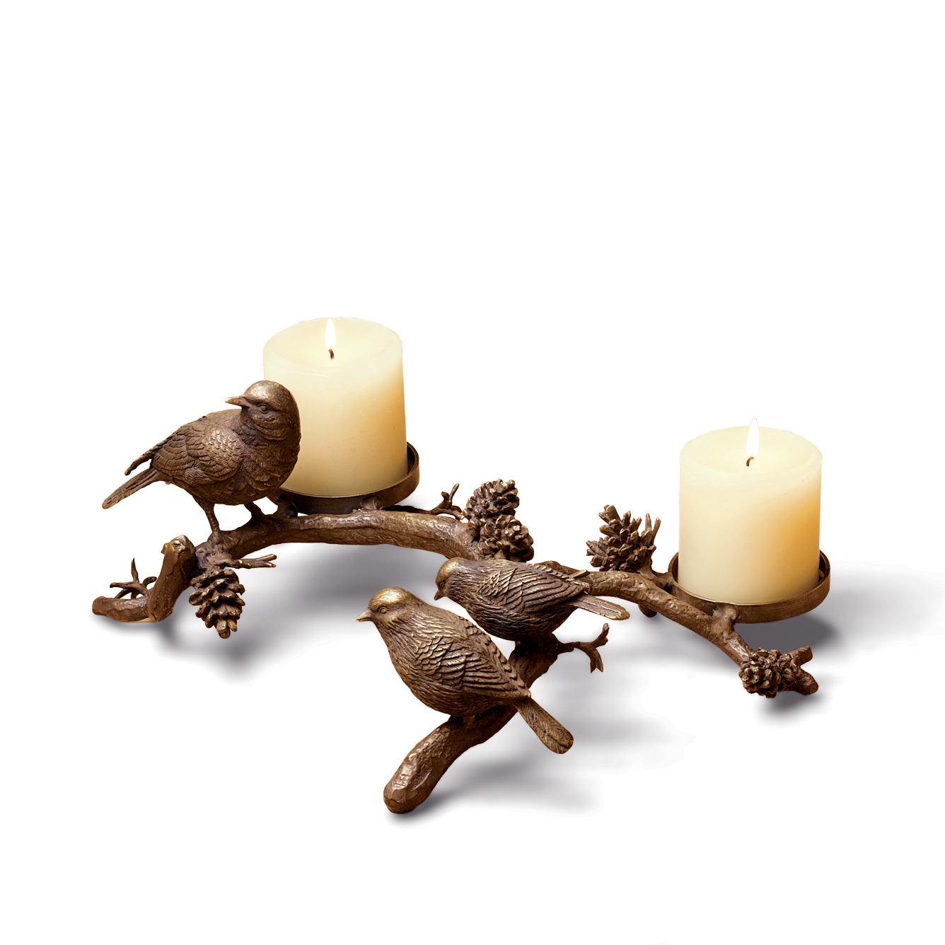 BIRD CENTERPIECE CANDLEHOLDER