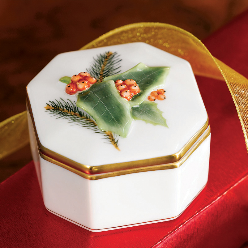 Herend Holly Box