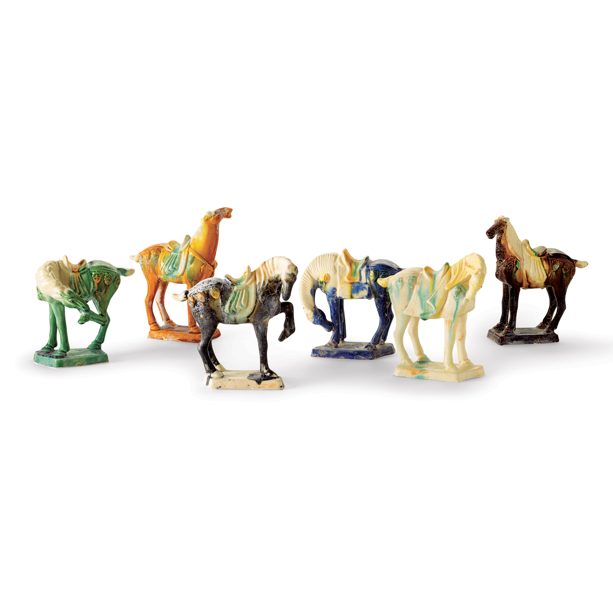 S/6 MINIATURE HORSES