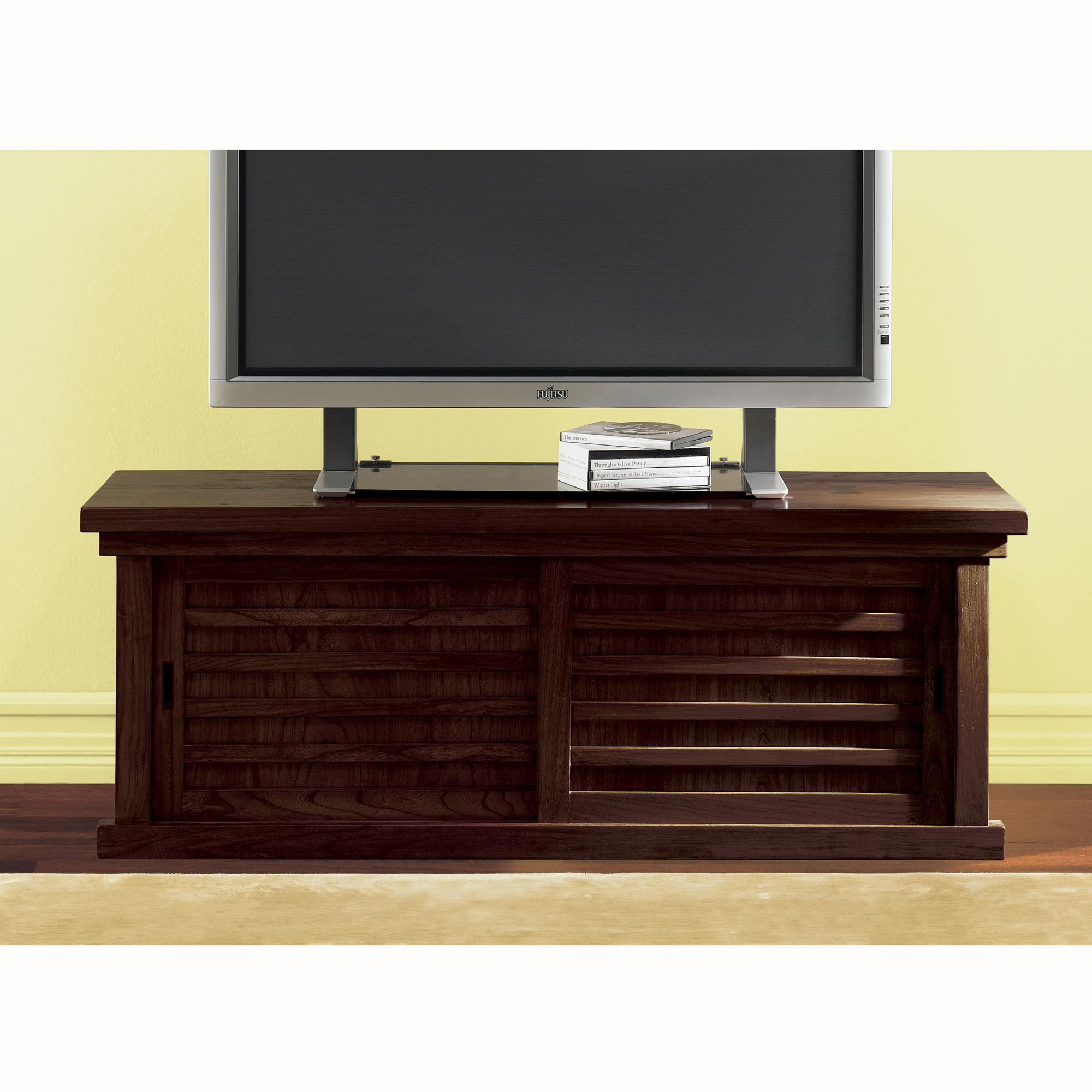 PLASMA TV STAND ESPRESSO FINISH