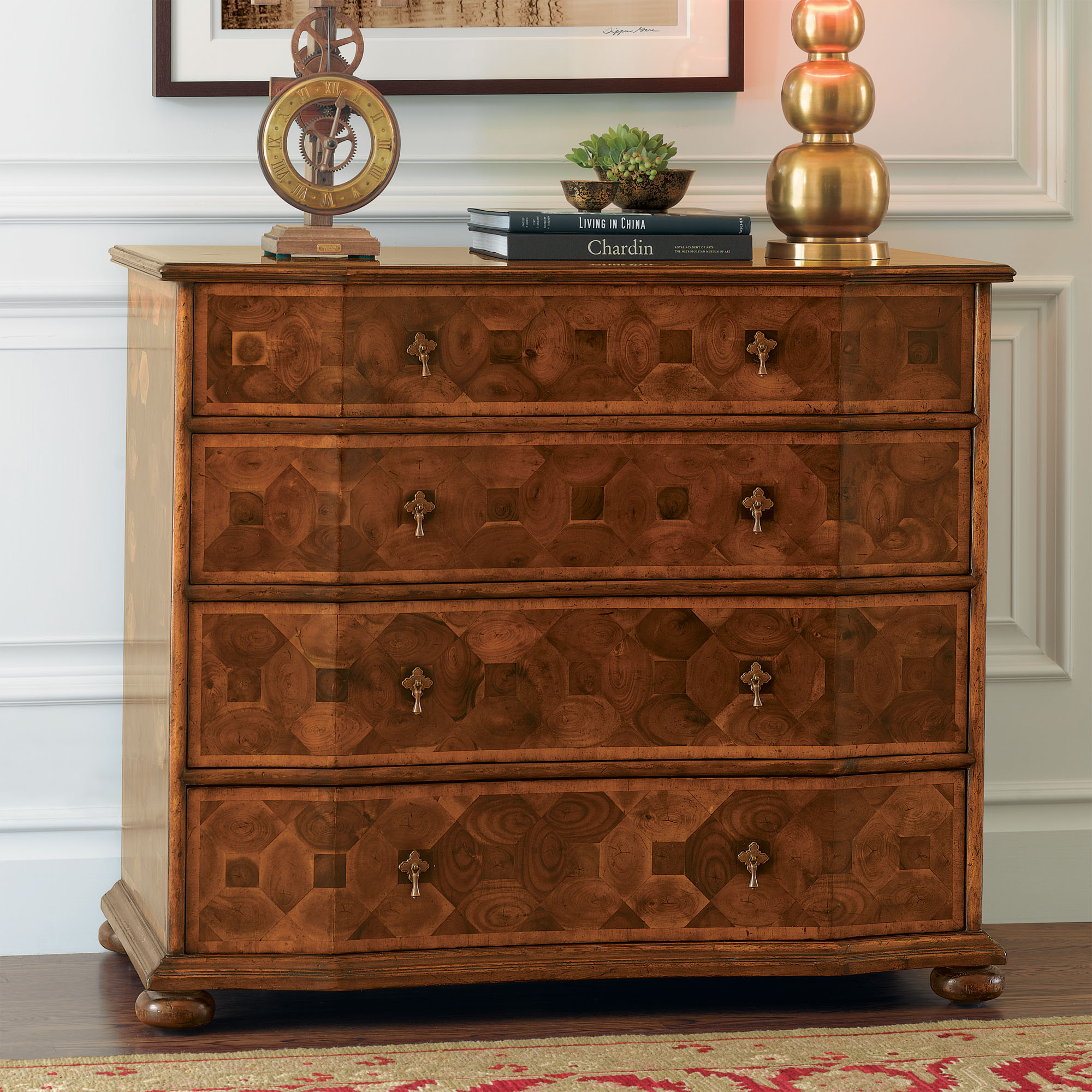 4 DRAWER OYSTER CHEST
