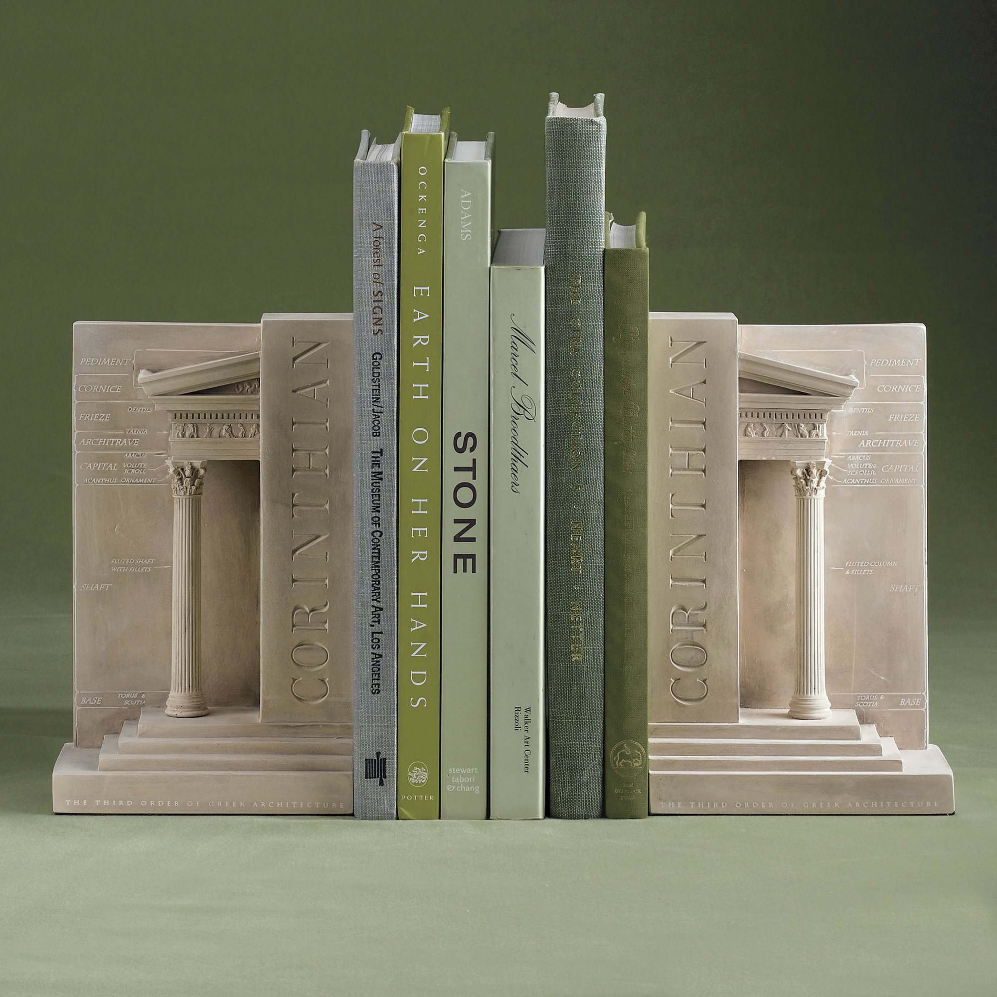 CORINTHIAN BOOKENDS