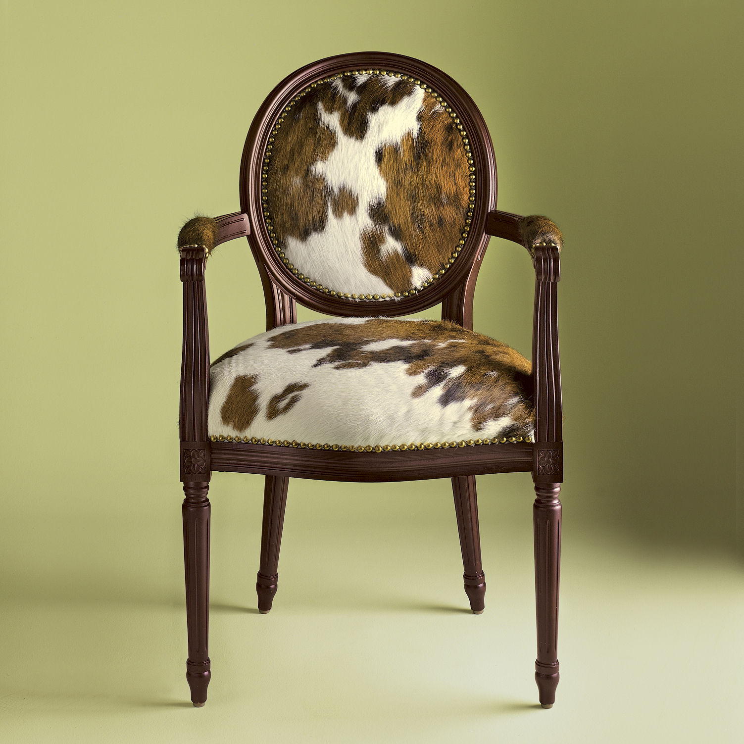 STEER HIDE ARMCHAIR