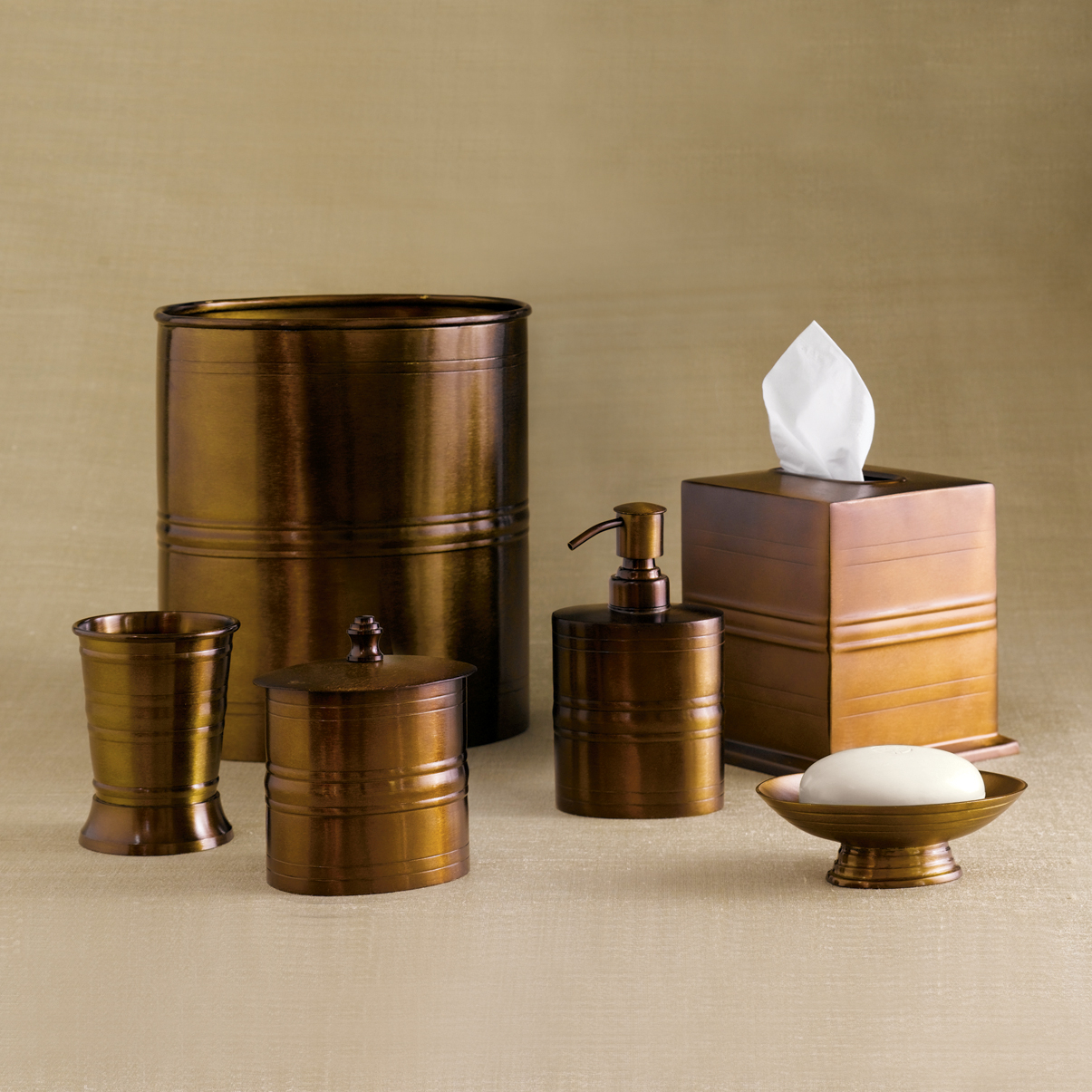 Bronzed Tumbler, 4 1/2