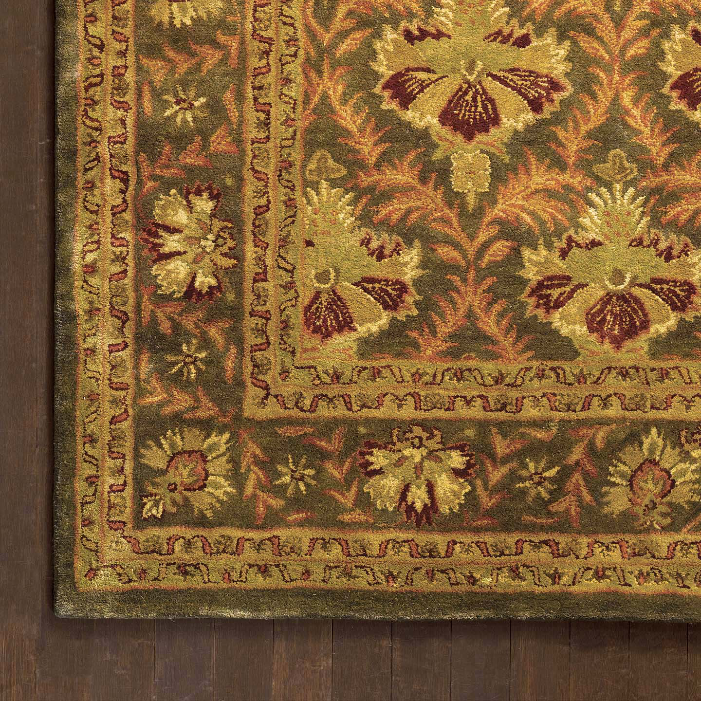 SAGE AND GOLD RUG 2X3