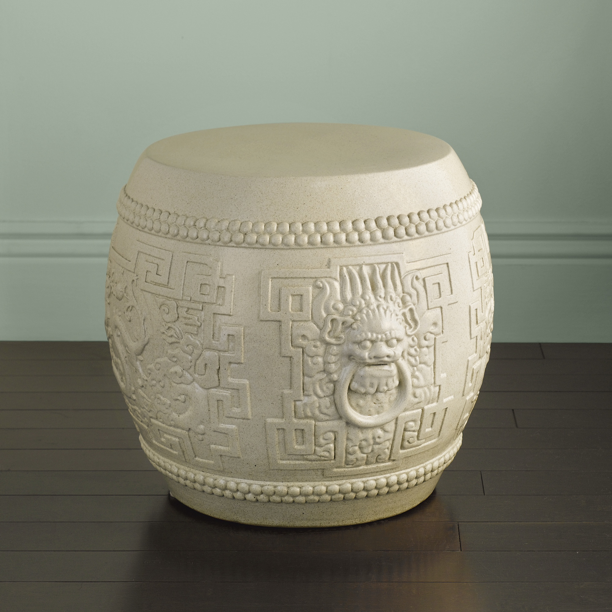 Carved Dragon Garden Stool ($20 fs)