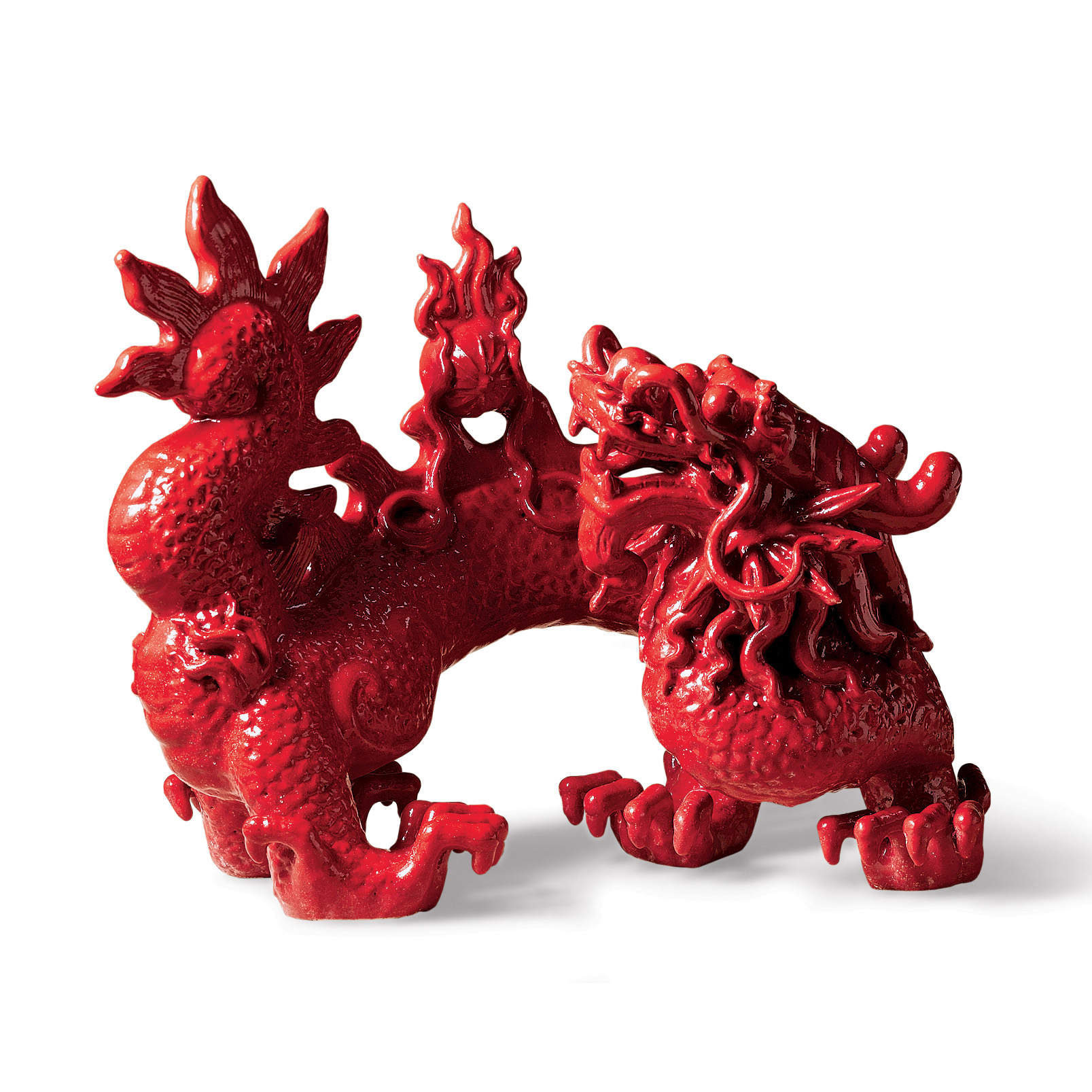 PORCELAIN RED DRAGON