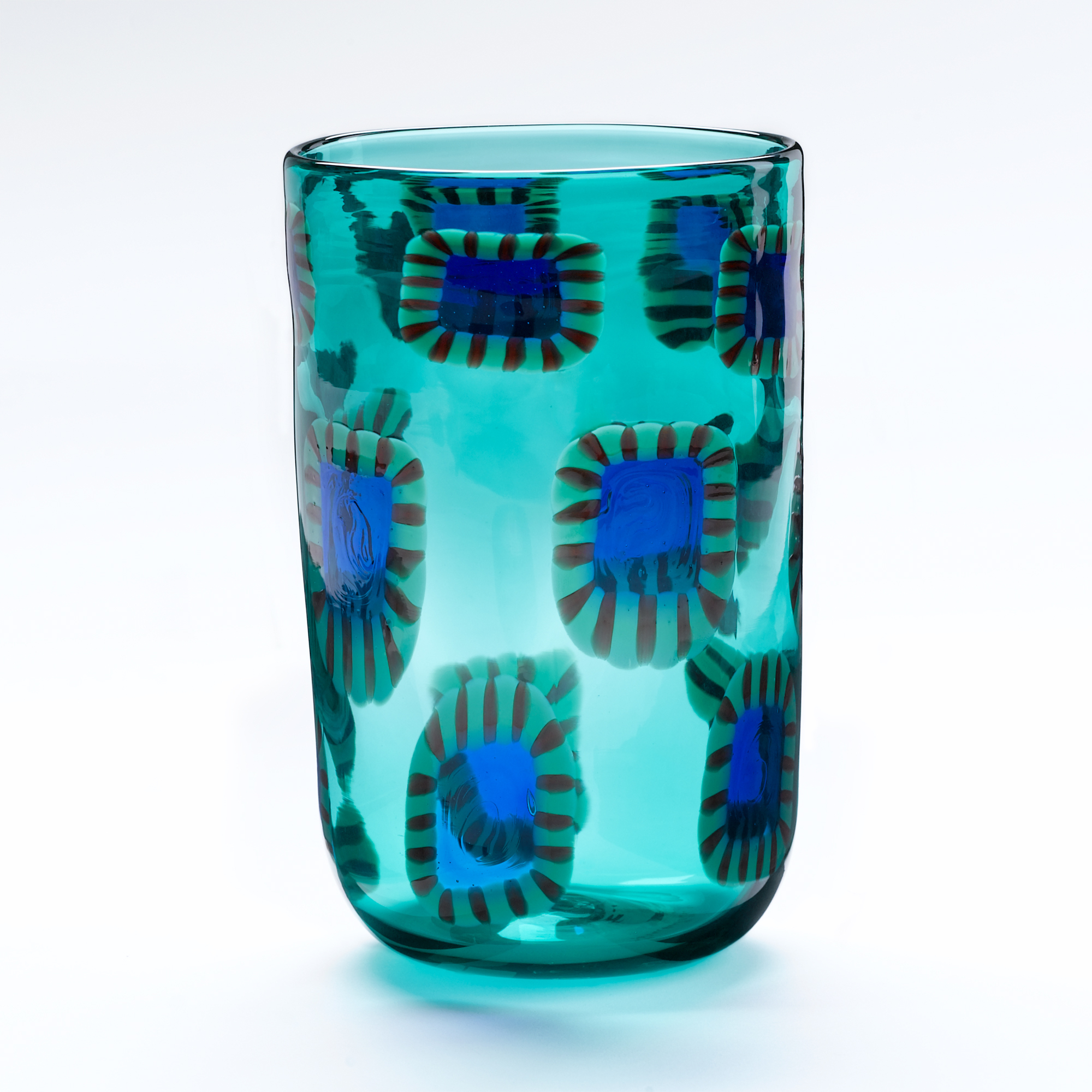 MURANO MILLEFIORI ROUND VASE
