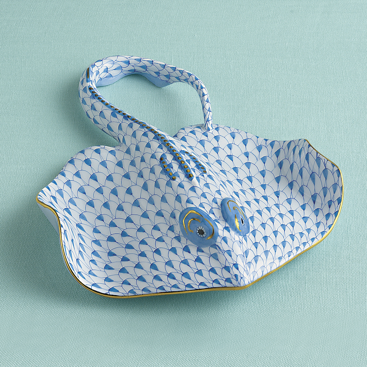 HEREND STINGRAY BLUE