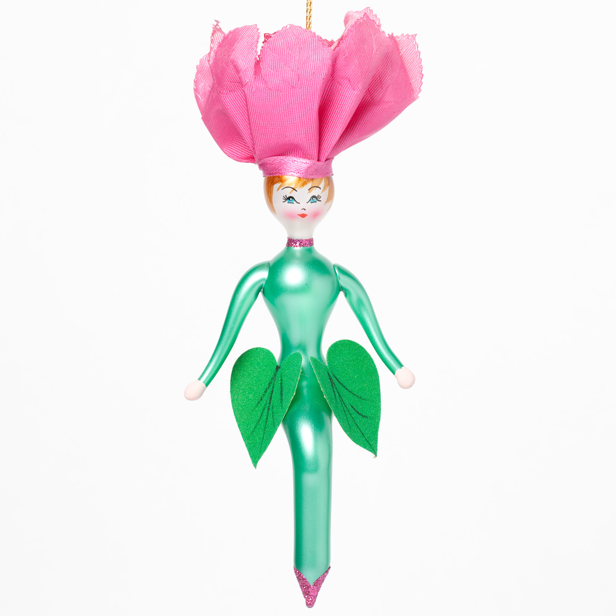 Flower Fairy Ornament, Pink Tulip, 7