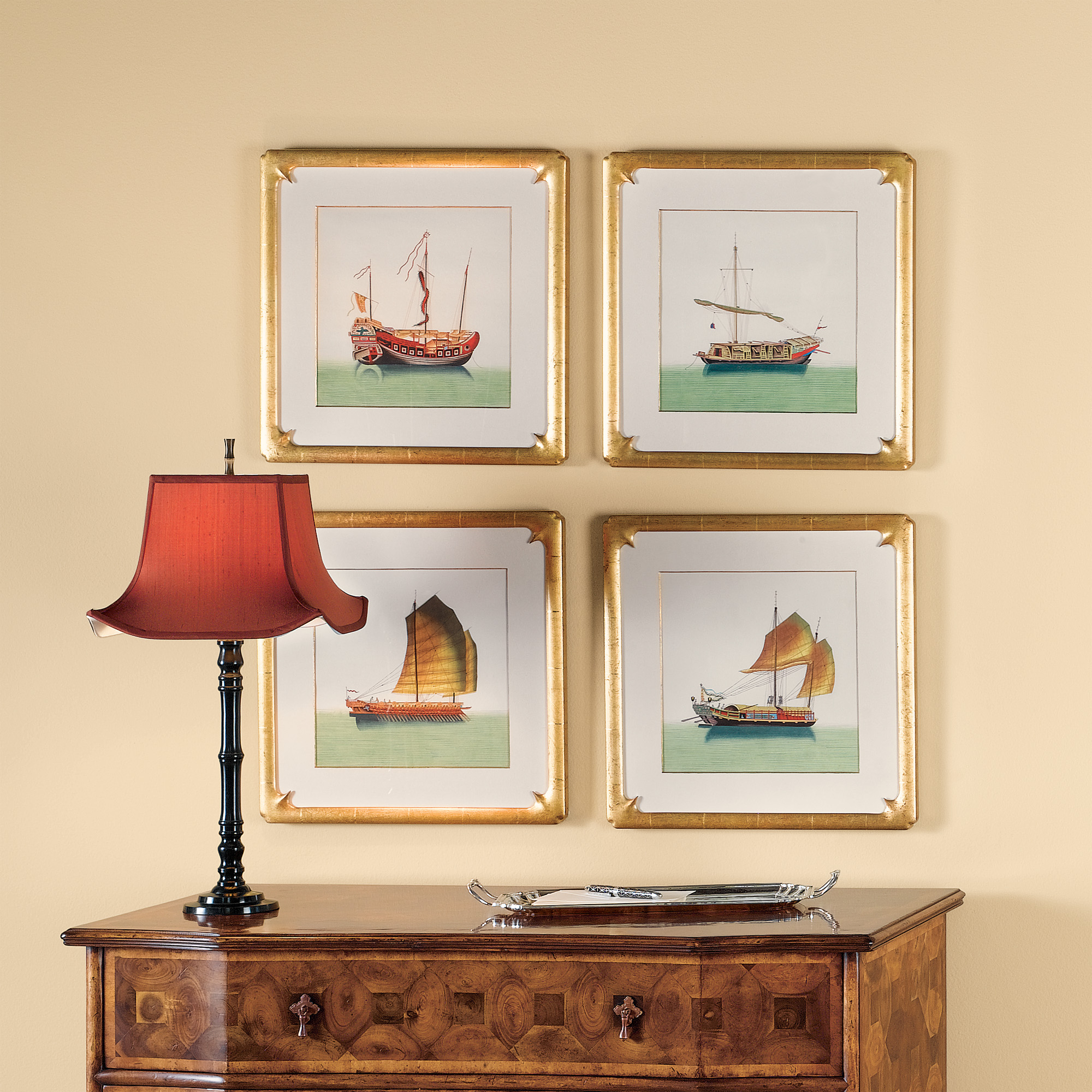 Trade Ship Watercolor 1