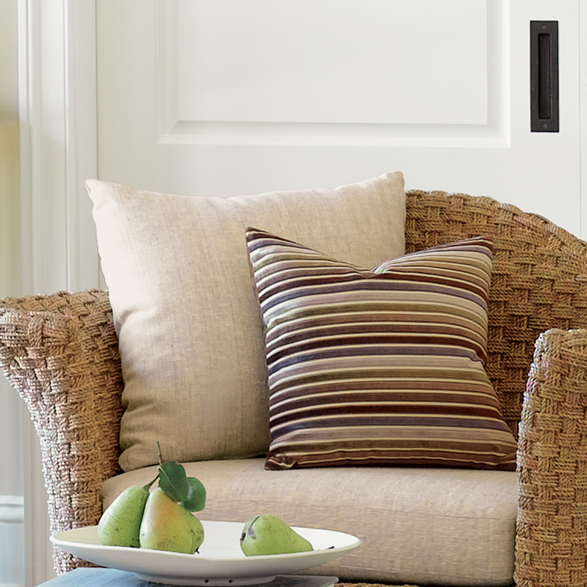 Striped Velvet Pillows, 20