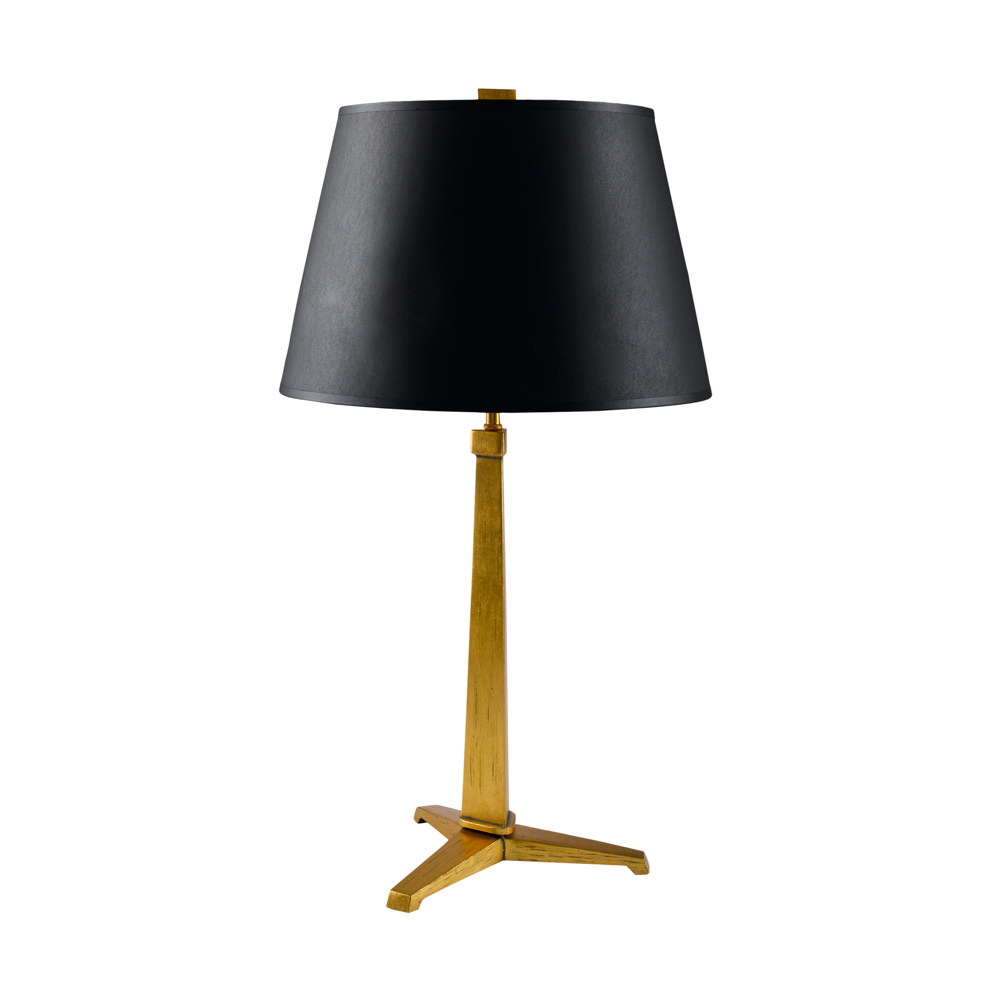 TRIAD TABLE LAMP W/ BLACK SHADE