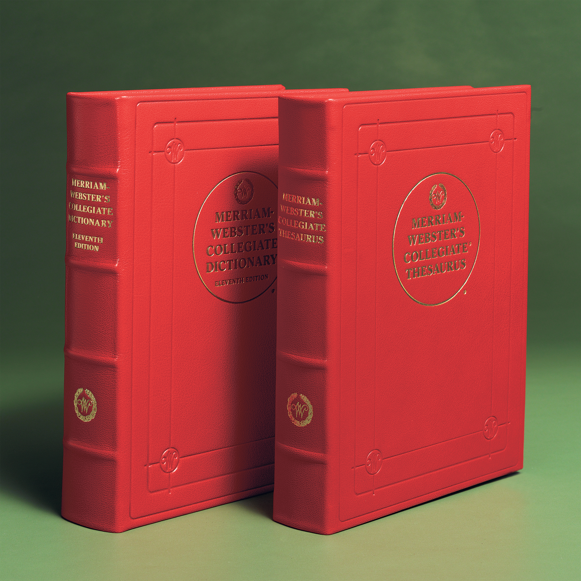 Leather-Bound Merriam-Webster's Dictionary